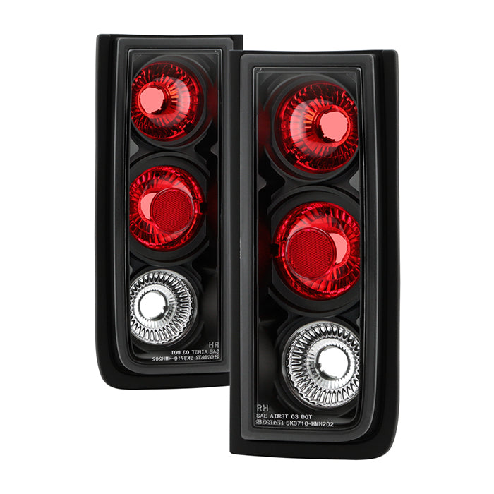 Spyder Hummer H2 01-05 (Non H2T)Euro Style Tail Lights Black ALT-YD-HH2-BK 5005199