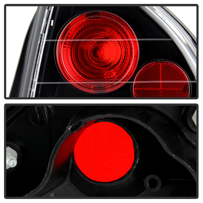 Spyder Honda Prelude 92-96 Euro Style Tail Lights Black ALT-YD-HP92-BK 5005229
