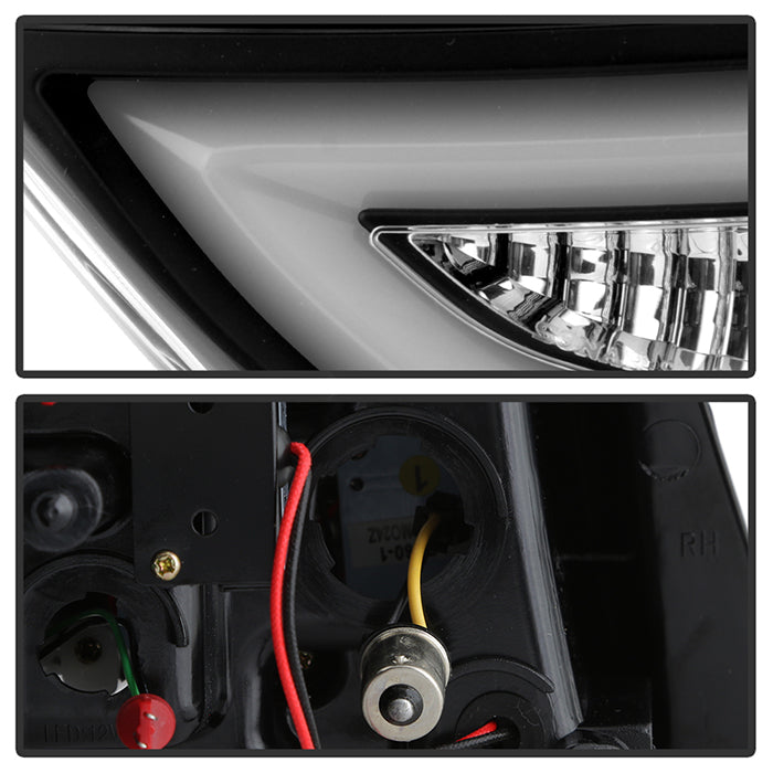 Spyder Hyundai Elantra 11-13 Light Bar LED Tail Lights Black ALT-YD-HYELAN11-LED-BK 5072788