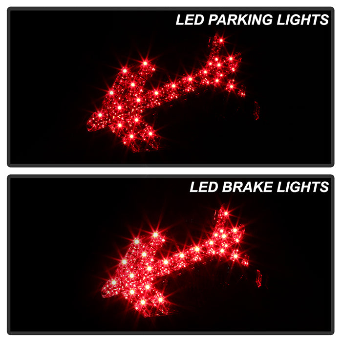 Spyder Hyundai Genesis 10-12 2Dr LED Tail Lights Black ALT-YD-HYGEN09-LED-BK 5034304