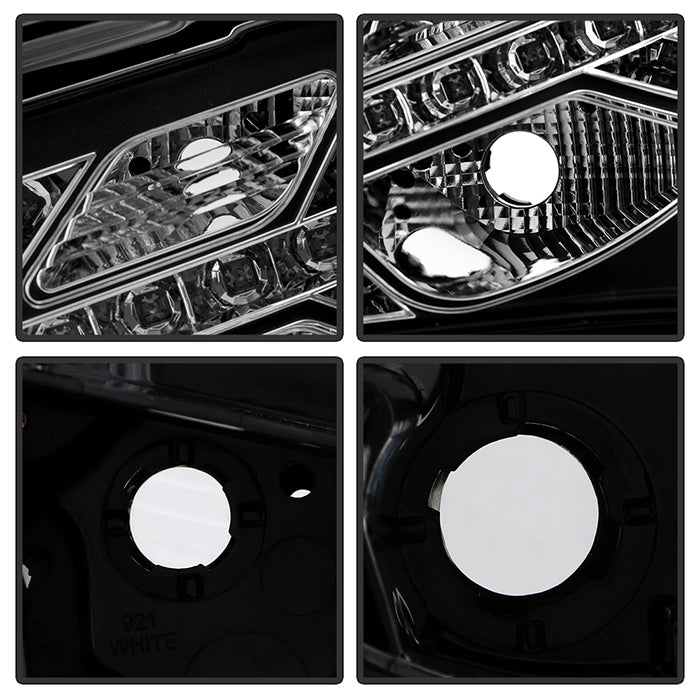 Spyder Hyundai Genesis 10-12 2Dr LED Tail Lights Black ALT-YD-HYGEN09-LED-BK 5034304