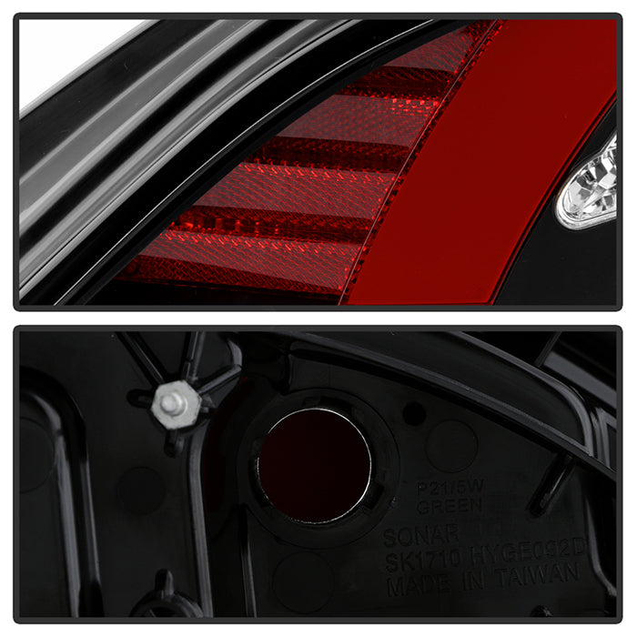 Spyder Hyundai Genesis 10-12 2Dr LED Tail Lights Black ALT-YD-HYGEN09-LED-BK 5034304
