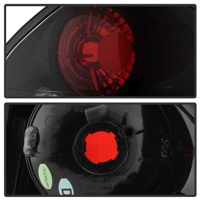 Spyder Hyundai Santa Fe 01-06 (01-04 Model use 3 Bulbs only)Euro Tail Lights Blk ALT-YD-HYSF01-BK 5005359