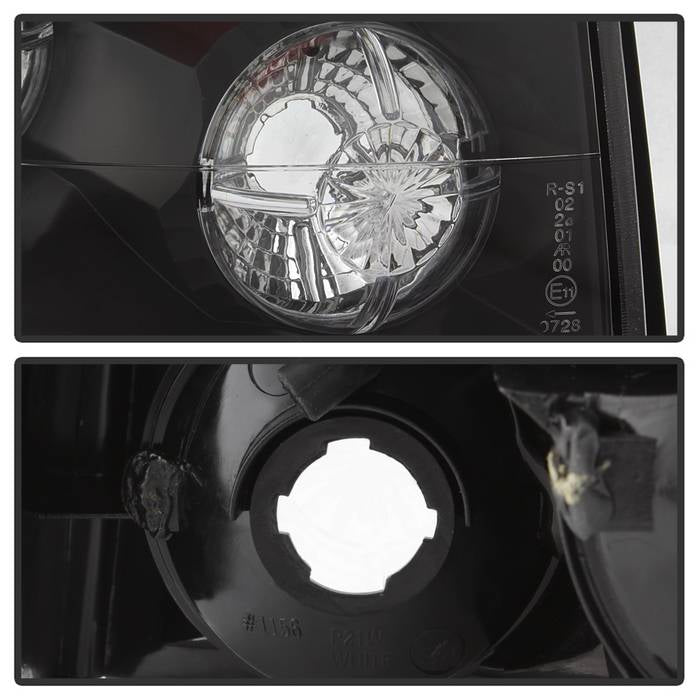 Spyder Hyundai Santa Fe 01-06 (01-04 Model use 3 Bulbs only)Euro Tail Lights Blk ALT-YD-HYSF01-BK 5005359