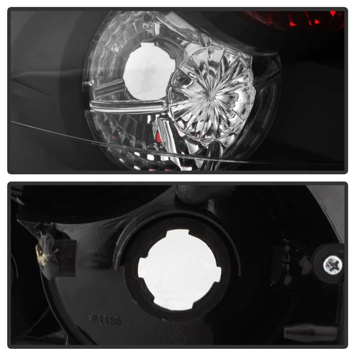 Spyder Hyundai Santa Fe 01-06 (01-04 Model use 3 Bulbs only)Euro Tail Lights Blk ALT-YD-HYSF01-BK 5005359