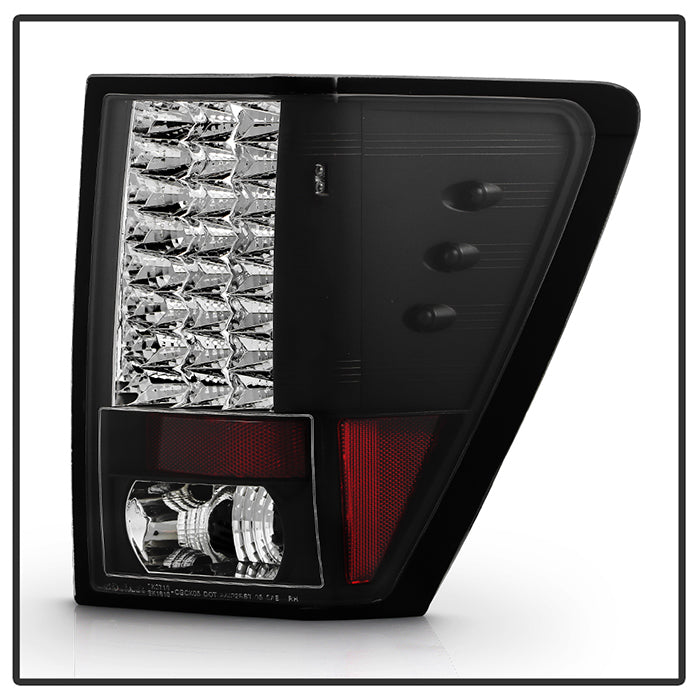 Spyder Jeep Grand Cherokee 05-06 LED Tail Lights Black ALT-YD-JGC05-LED-BK 5005526