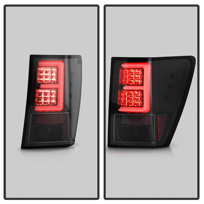 Spyder Jeep Grand Cherokee 05-06 Version 2 Light Bar LED Tail Lights - Black 5085788