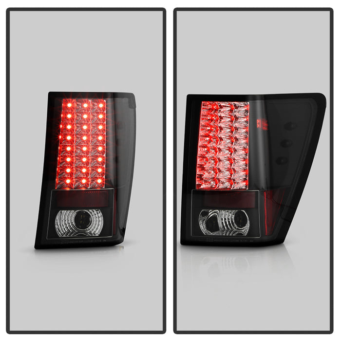Spyder Jeep Grand Cherokee 07-10 LED Tail Lights Black ALT-YD-JGC07-LED-BK 5070197