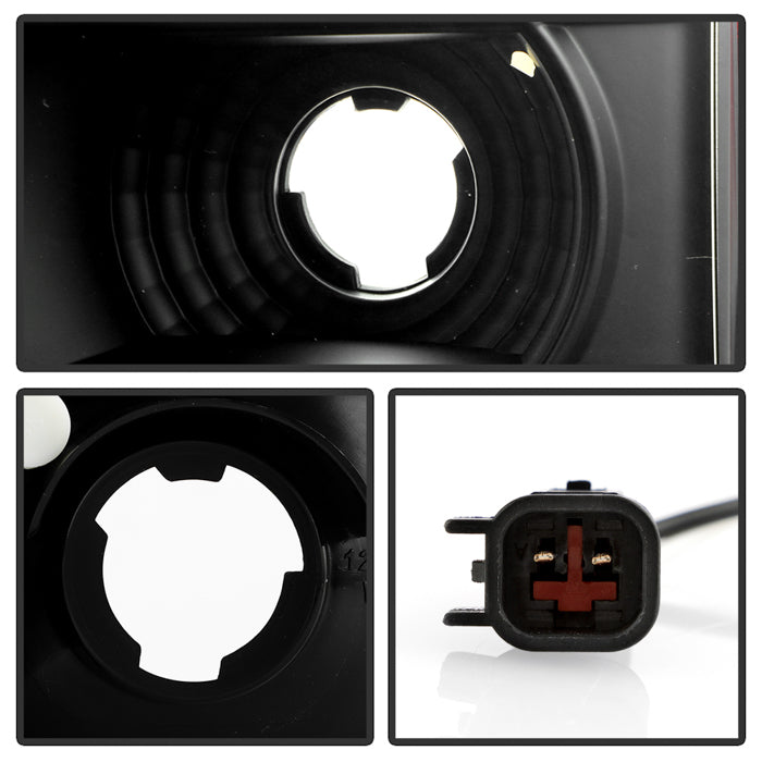 Spyder 07-10 Jeep Grand Cherokee Light Bar LED Tail Lights - Black ALT-YD-JGC07V2-LB-BK 5086655