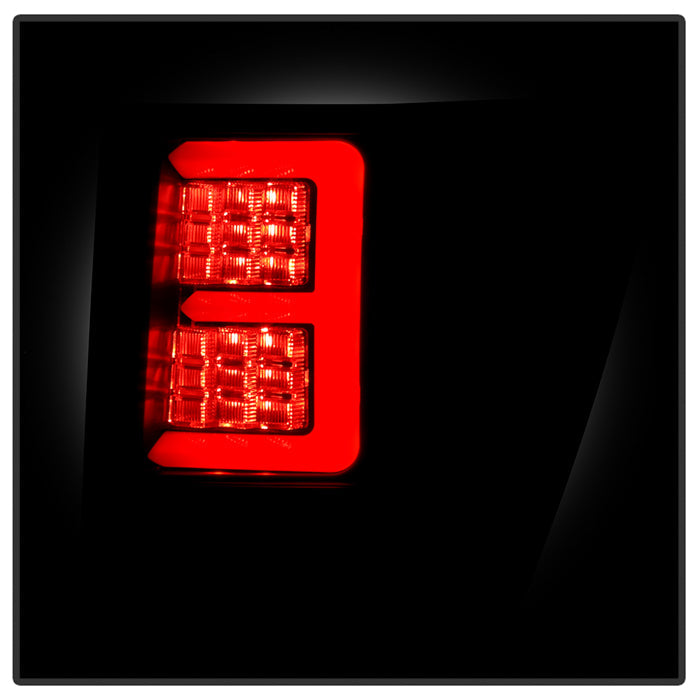 Spyder 07-10 Jeep Grand Cherokee Light Bar LED Tail Lights - Black Smoke ALT-YD-JGC07V2-LB-BSM 5086662