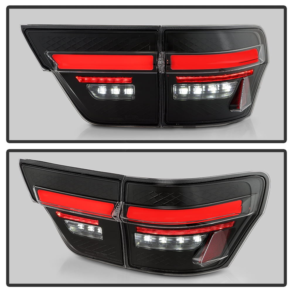 SPYDER 11-13 Jeep Grand Cherokee LED Tail Lights - Black (ALT-YD-JGC11AP-GRLED-BK) 5089328