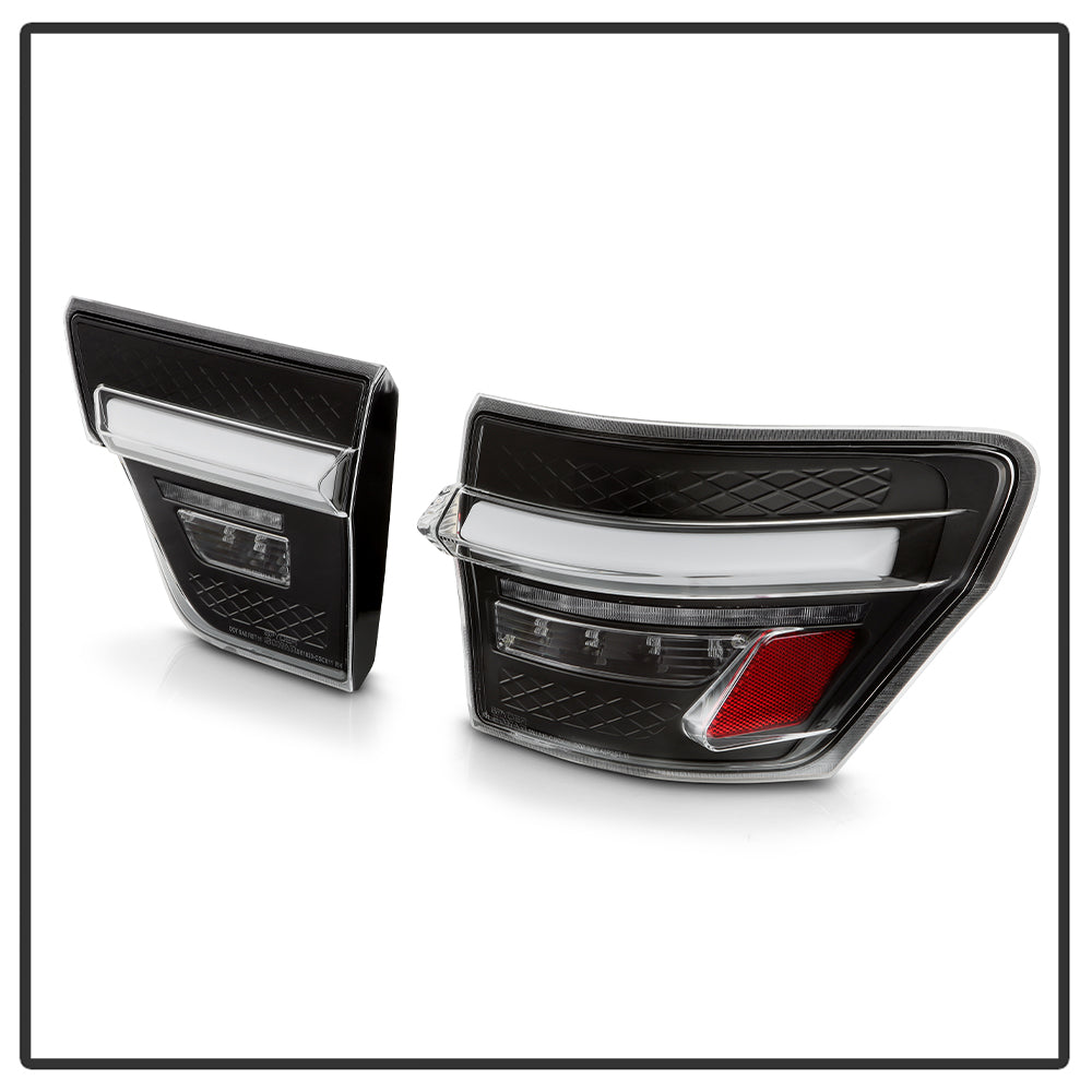 SPYDER 11-13 Jeep Grand Cherokee LED Tail Lights - Black (ALT-YD-JGC11AP-GRLED-BK) 5089328