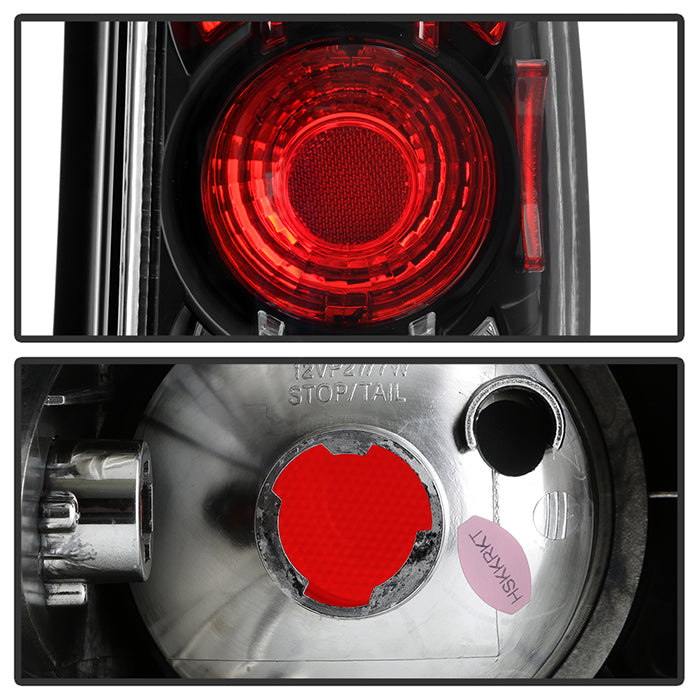 Spyder Jeep Grand Cherokee 93-98 Euro Style Tail Lights Black ALT-YD-JGC93-BK 5005588