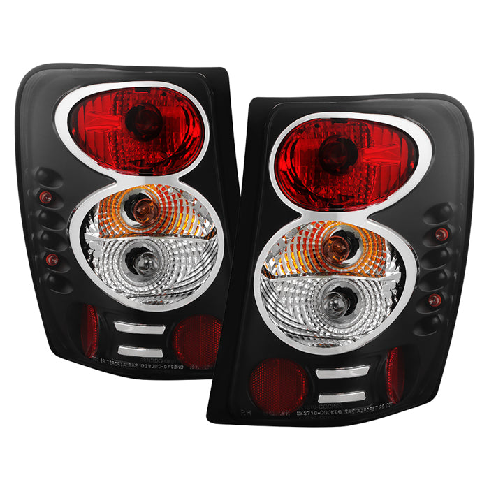 Spyder Jeep Grand Cherokee 99-04 Euro Style Tail Lights Black ALT-YD-JGC99-BK 5005625