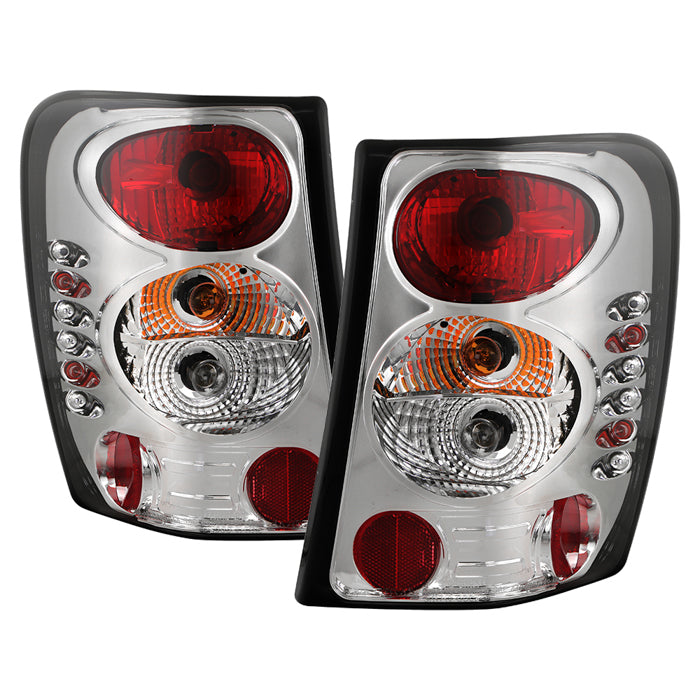 Spyder Jeep Grand Cherokee 99-04 Euro Style Tail Lights Chrome ALT-YD-JGC99-C 5005632