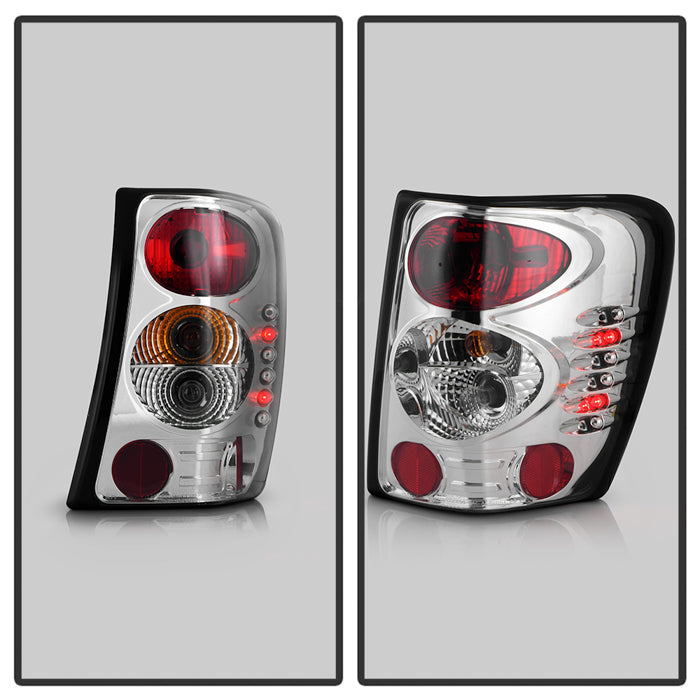 Spyder Jeep Grand Cherokee 99-04 Euro Style Tail Lights Chrome ALT-YD-JGC99-C 5005632