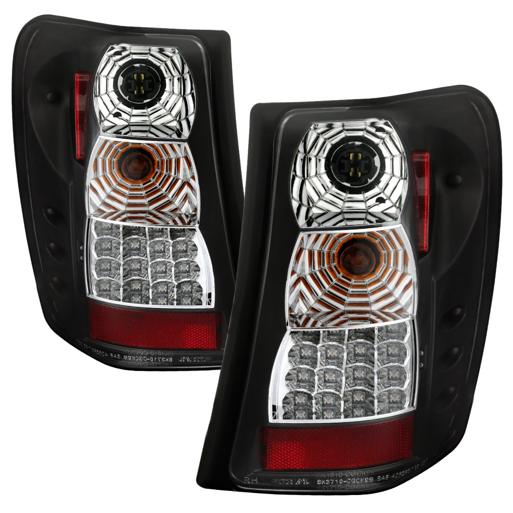 Spyder Jeep Grand Cherokee 99-04 LED Tail Lights Version 2 Black ALT-YD-JGC99-LED-BK-G2 5005663