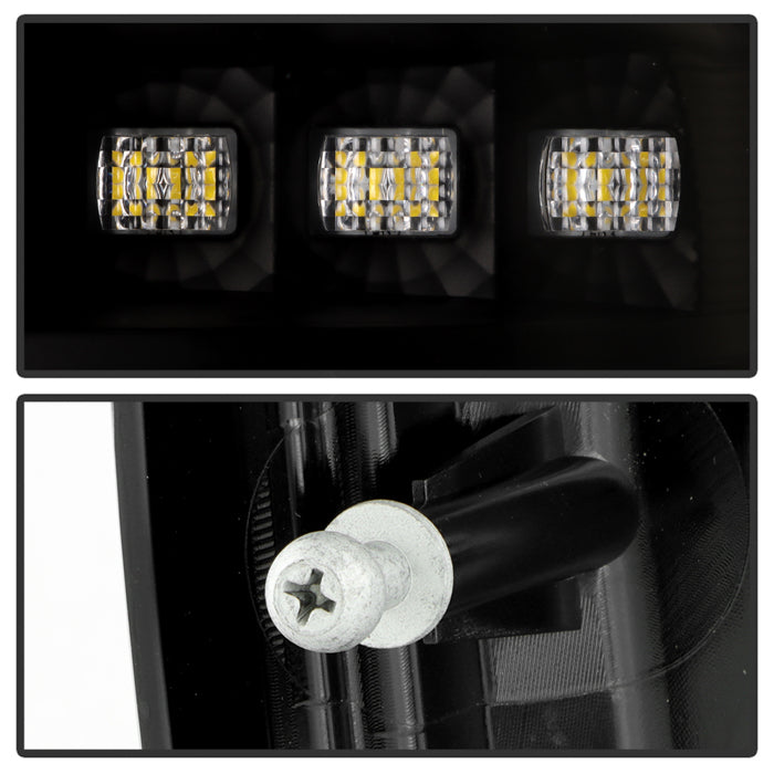 Spyder 99-04 Jeep Grand Cherokee - Light Bar Led Tail Lights - Black - ALT-YD-JGC99V3-BK 5086143