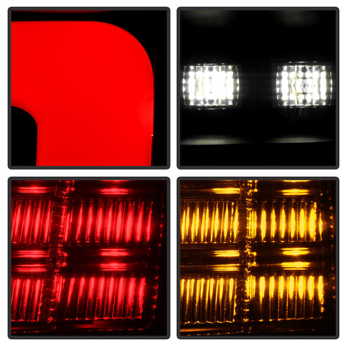 Spyder 99-04 Jeep Grand Cherokee - Light Bar Led Tail Lights - Black Smoke - ALT-YD-JGC99V3-BSM 5086150