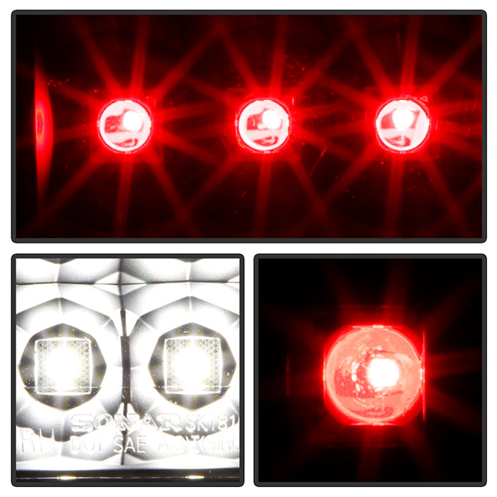 Spyder Jeep Wrangler 07-15 LED Tail Lights Black ALT-YD-JWA07-LED-BK 5070395