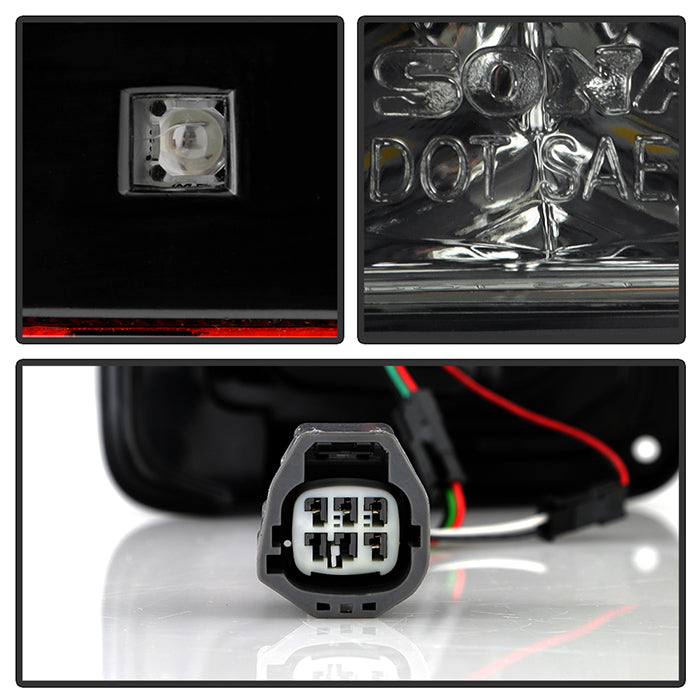 Spyder Jeep Wrangler 07-15 LED Tail Lights Smoke ALT-YD-JWA07-LED-SM 5070418