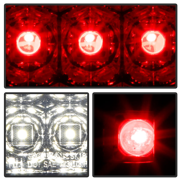 Spyder Jeep Wrangler 07-15 LED Tail Lights Smoke ALT-YD-JWA07-LED-SM 5070418