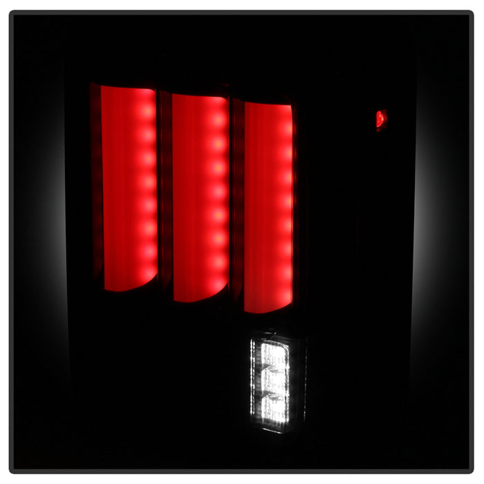 Spyder 07-16 Jeep Wrangler Verison 2 Light Bar LED Tail Lights - Smoke (ALT-YD-JWA07V2-LBLED-BSM) 5084781