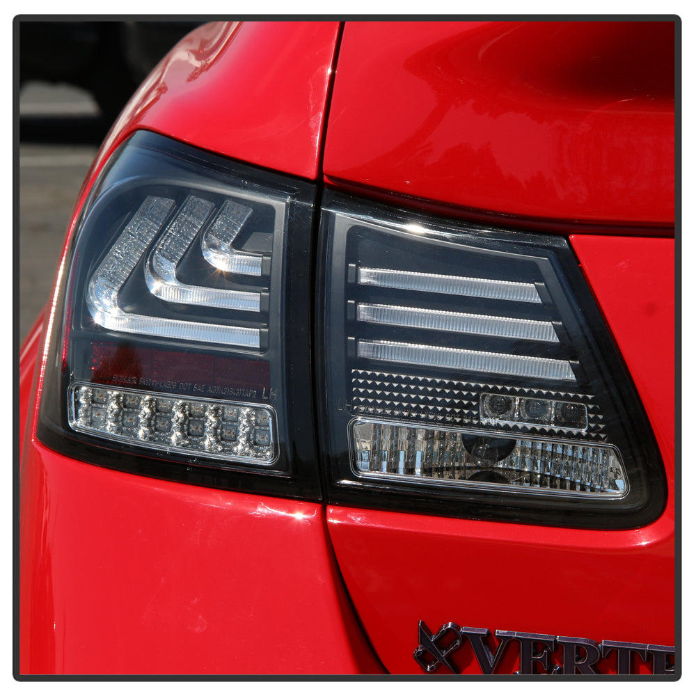 Spyder 07-11 Lexus GS 350 LED Tail Lights Black ALT-YD-LGS06-LED-BK 5082596