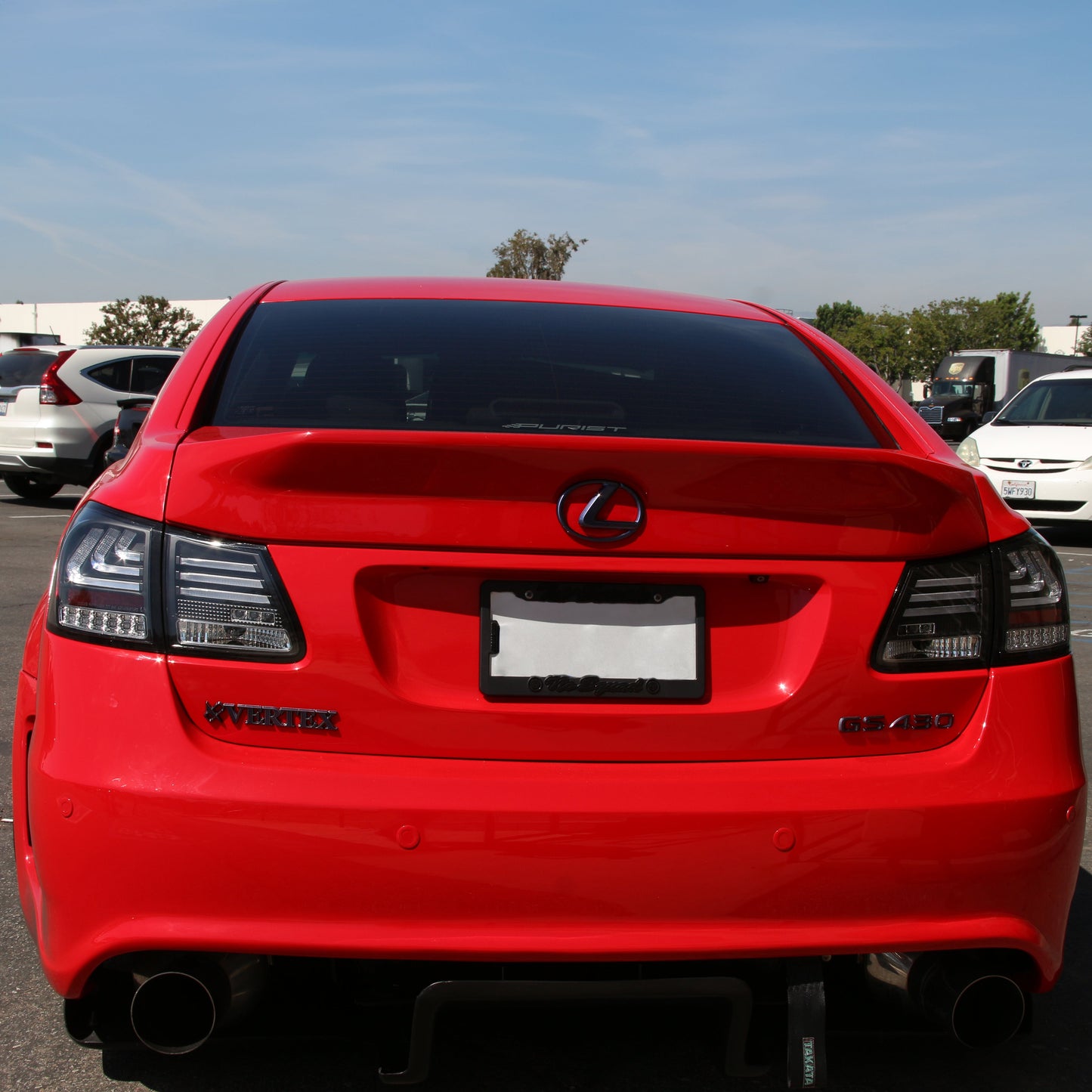 Spyder 07-11 Lexus GS 350 LED Tail Lights Black ALT-YD-LGS06-LED-BK 5082596