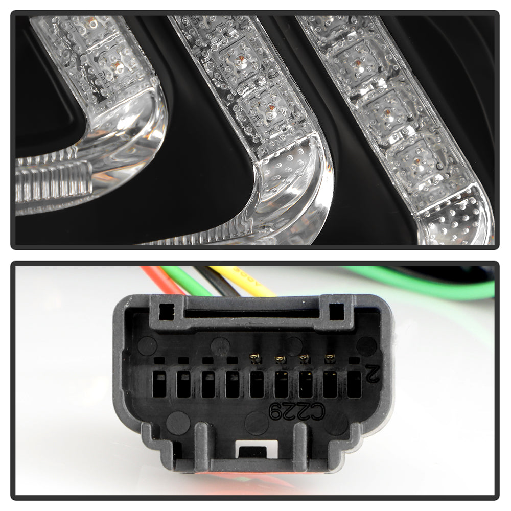 Spyder 07-11 Lexus GS 350 LED Tail Lights Black ALT-YD-LGS06-LED-BK 5082596