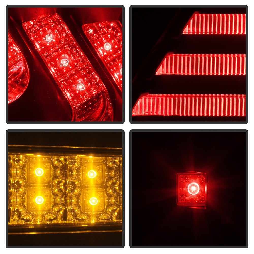 Spyder 07-11 Lexus GS 350 LED Tail Lights Black ALT-YD-LGS06-LED-BK 5082596