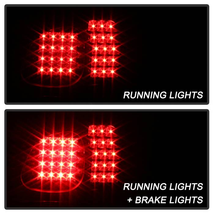 Spyder 98-05 Lexus GS300 /GS400 4pc LED Tail Lights - Black (ALT-YD-LGS98-LED-BK) 5084415