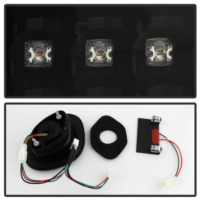 Spyder 98-05 Lexus GS300 /GS400 4pc LED Tail Lights - Black (ALT-YD-LGS98-LED-BK) 5084415