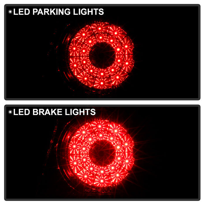 Spyder Lexus IS 300 01-03 LED Tail Lights Red Clear ALT-YD-LIS300-LED-RC 5005823
