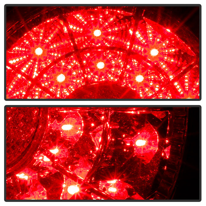 Spyder Lexus IS 300 01-03 LED Tail Lights Red Clear ALT-YD-LIS300-LED-RC 5005823
