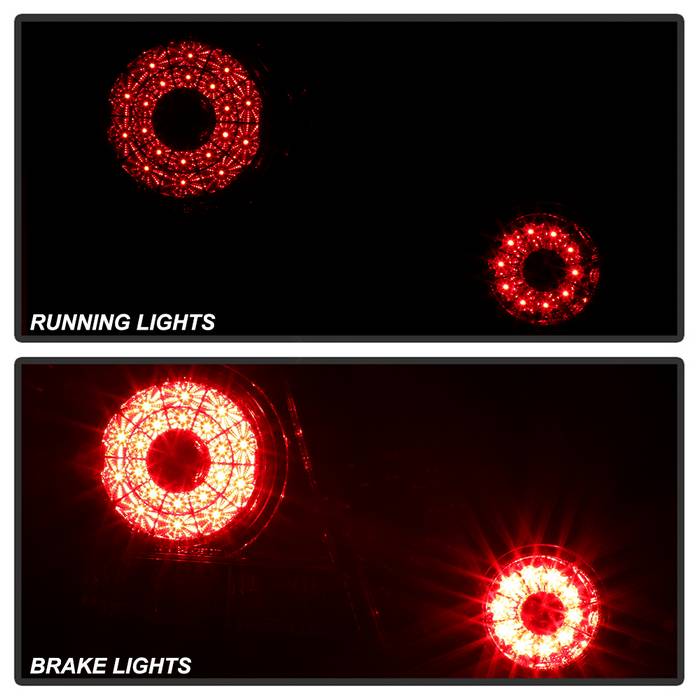 Spyder 01-03 Lexus IS300 LED Tail Lights w/Inner Trunk Lights - Smoke (ALT-YD-LIS300-LED-SET-SM) 5085054