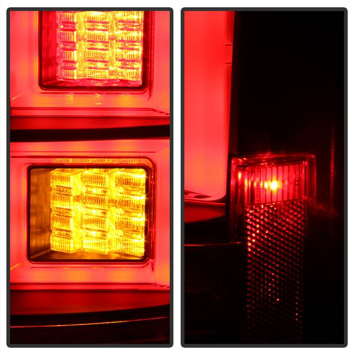 Spyder Land Rover Discovery LR4 10-14 Light Bar LED Tail Lights Black ALT-YD-LRDLR410-LBLED-BK 5080936