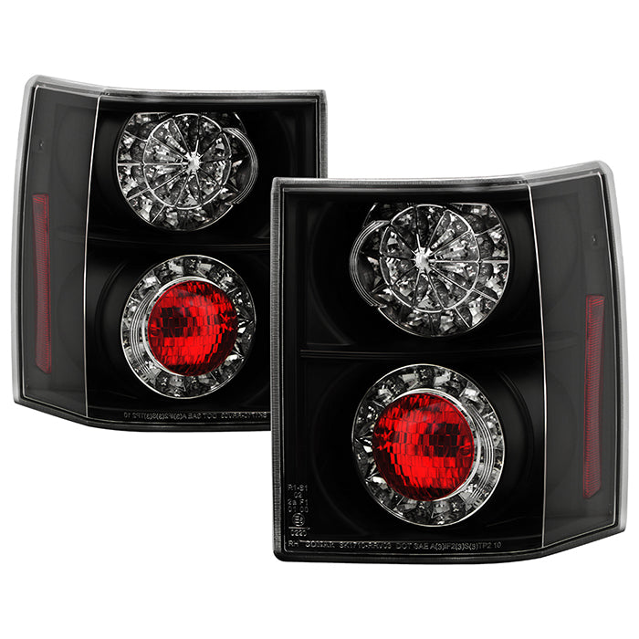 Spyder Land Rover Range Rover HSE 03-05 LED Tail Lights Black ALT-YD-LRRRH03-LED-BK 5070111