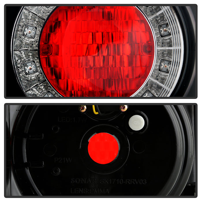 Spyder Land Rover Range Rover HSE 03-05 LED Tail Lights Black ALT-YD-LRRRH03-LED-BK 5070111