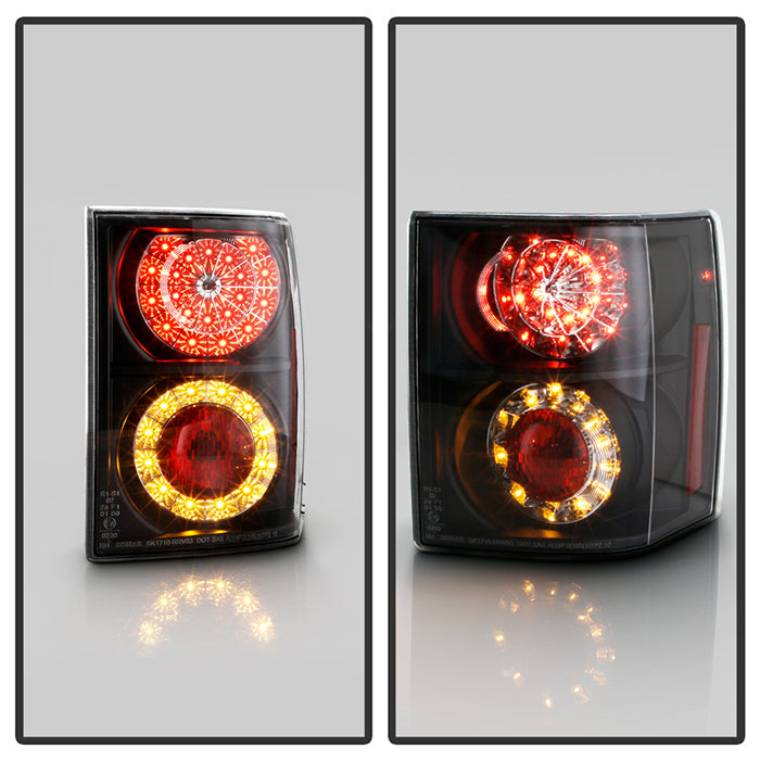 Spyder Land Rover Range Rover HSE 03-05 LED Tail Lights Black ALT-YD-LRRRH03-LED-BK 5070111