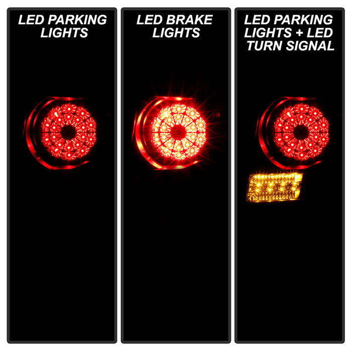 Spyder Land Rover Range Rover Sport 06-09 LED Tail Lights Black ALT-YD-LRRRS06-LED-BK 5032577