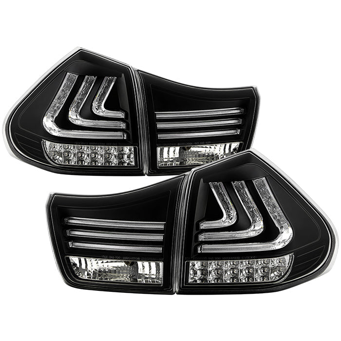 Spyder Lexus RX330/RX350 04-09 LED Tail Lights Black ALT-YD-LRX04-LED-BK 5080837