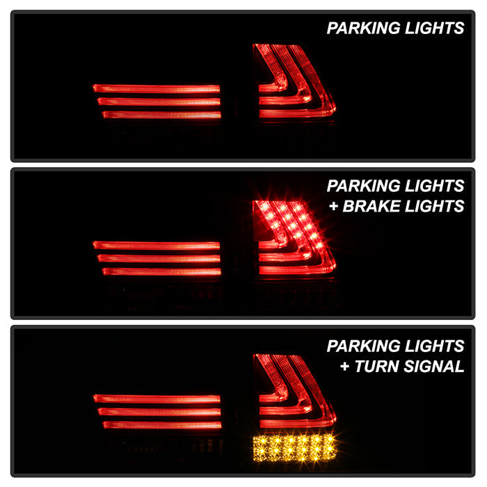 Spyder Lexus RX330/RX350 04-09 LED Tail Lights Black ALT-YD-LRX04-LED-BK 5080837