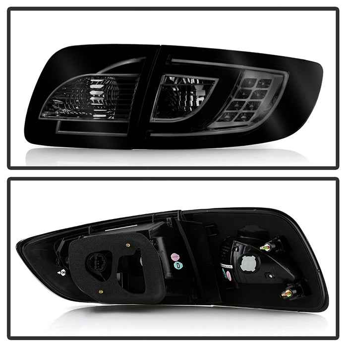 Spyder Mazda 3 03-08 4Dr Sedan (Non Hatchback)LED Tail Lights Smoke ALT-YD-M303-LED-SM 5017406