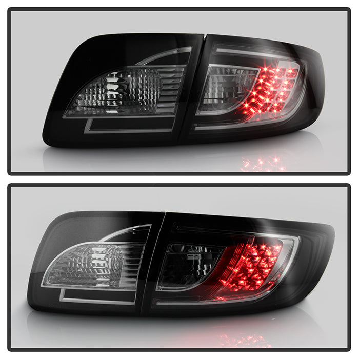 Spyder Mazda 3 03-08 4Dr Sedan (Non Hatchback)LED Tail Lights Smoke ALT-YD-M303-LED-SM 5017406