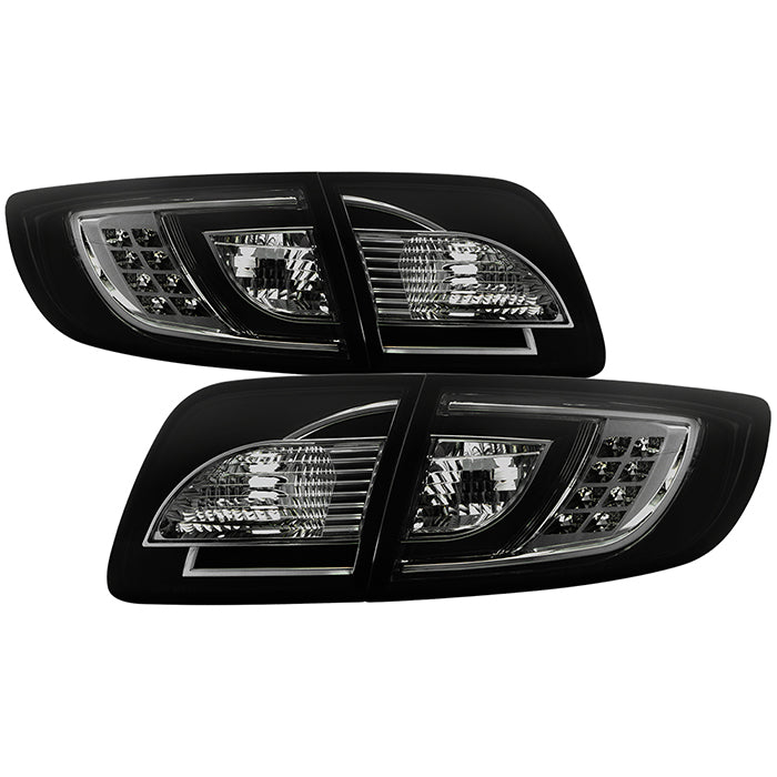 Spyder Mazda 3 03-08 4Dr Sedan (Non Hatchback)LED Tail Lights Smoke ALT-YD-M303-LED-SM 5017406