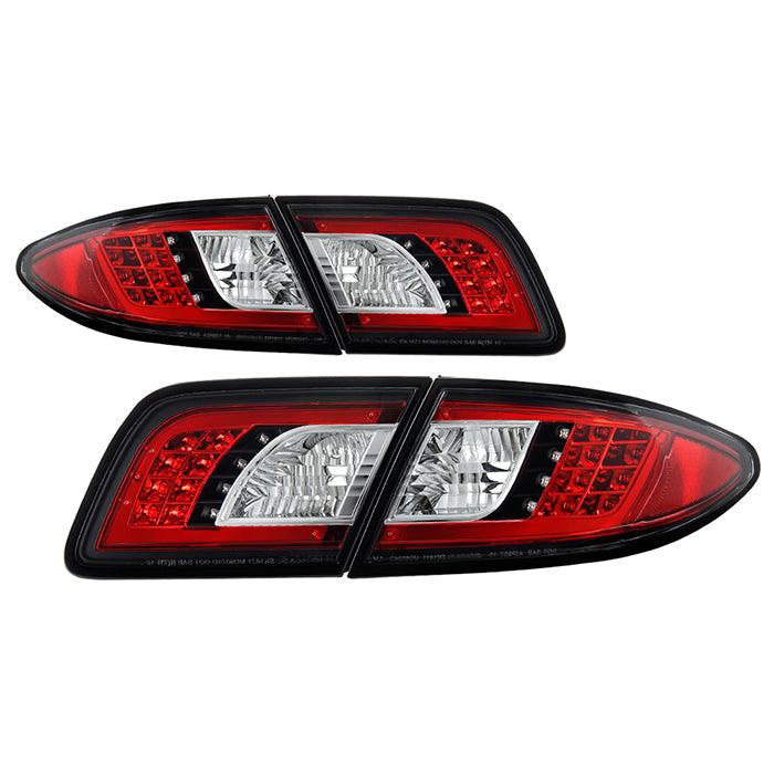 Spyder Mazda 6 03-08 4/5DR (Not fit Wagon)LED Tail Lights Black ALT-YD-M603-LED-BK 5006066