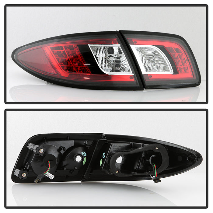 Spyder Mazda 6 03-08 4/5DR (Not fit Wagon)LED Tail Lights Black ALT-YD-M603-LED-BK 5006066
