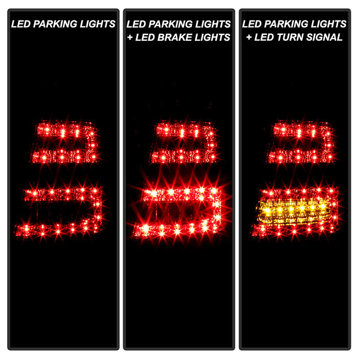Spyder Mercedes Benz W163 M-Class ML 98-05 LED Tail Lights Smoke ALT-YD-MBW16398-LED-SM 5006127