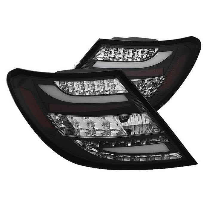 Spyder Mercedes Benz W204 C-Class 08-11 LED Tail Lights Incandescent only - Blk ALT-YD-MBZC08-LED-BK 5072689